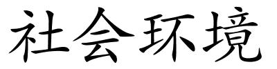 社会环境的解释