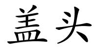 盖头的解释