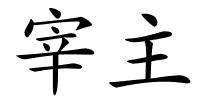 宰主的解释