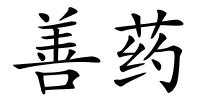 善药的解释