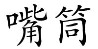 嘴筒的解释