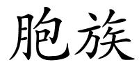 胞族的解释