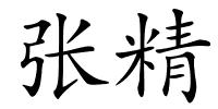 张精的解释