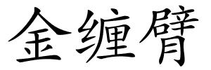 金缠臂的解释
