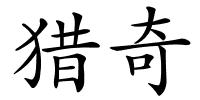 猎奇的解释