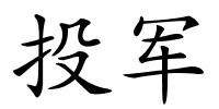 投军的解释