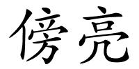 傍亮的解释