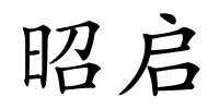 昭启的解释