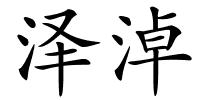 泽淖的解释