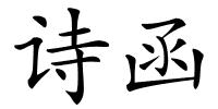 诗函的解释