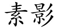 素影的解释