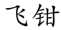 飞钳的解释