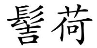 髻荷的解释