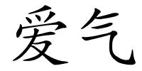 爱气的解释
