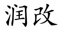 润改的解释