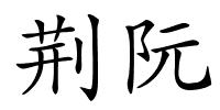 荆阮的解释
