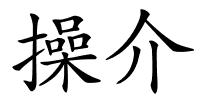 操介的解释