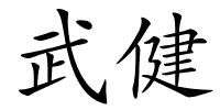 武健的解释