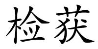 检获的解释
