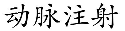 动脉注射的解释