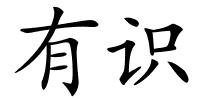 有识的解释