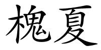 槐夏的解释