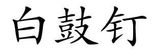 白鼓钉的解释