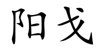 阳戈的解释