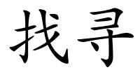 找寻的解释