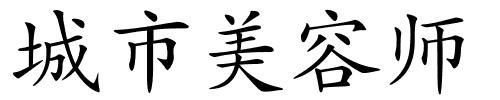 城市美容师的解释