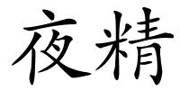 夜精的解释