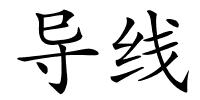 导线的解释