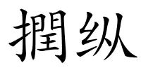 撋纵的解释