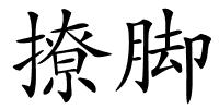 撩脚的解释