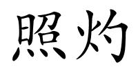 照灼的解释