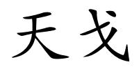 天戈的解释