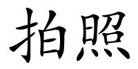 拍照的解释