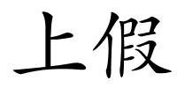 上假的解释