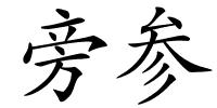 旁参的解释