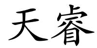 天睿的解释