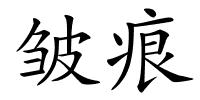 皱痕的解释