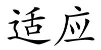 适应的解释