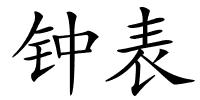钟表的解释