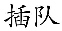 插队的解释