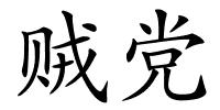 贼党的解释