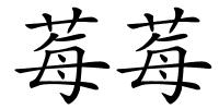 莓莓的解释