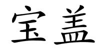 宝盖的解释