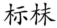 标枺的解释