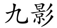 九影的解释