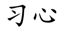 习心的解释